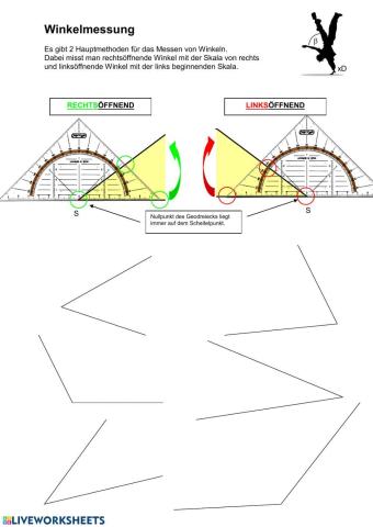 Winkel messen