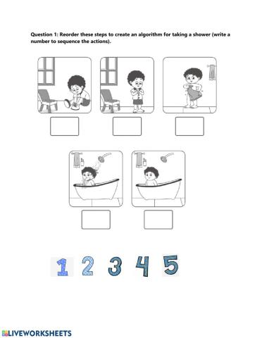 Algorithm steps