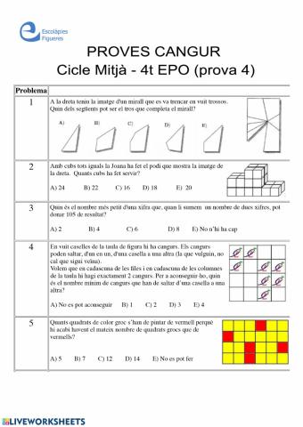 CM4 prova cangur4