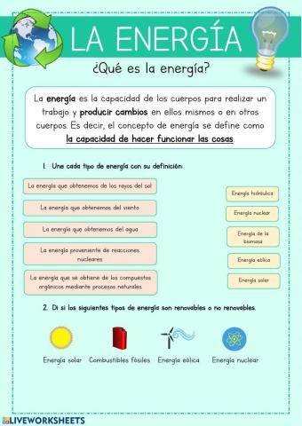 La energía