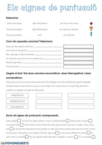 Els signes de puntuació