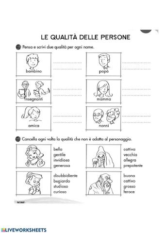 Qualità persone