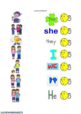 Personal Pronouns