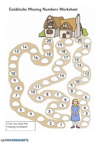 Goldilocks Missing numbers