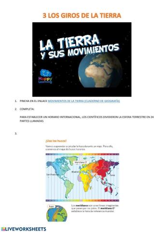 Los giros de la Tierra