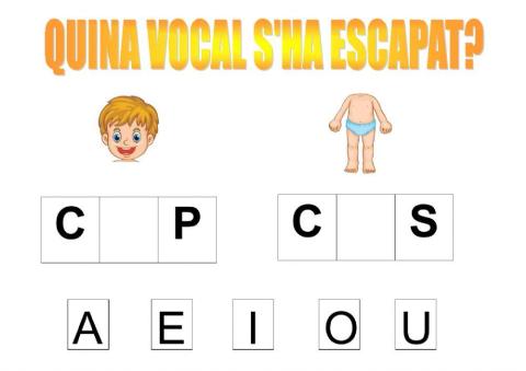 Quina vocal s-ha escapat?