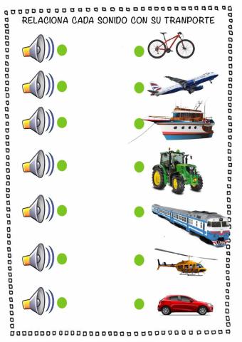 Sonidos medios de transporte