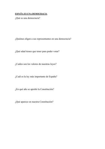 España es una democracia