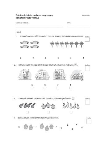 Diagnostinis matematikos testas