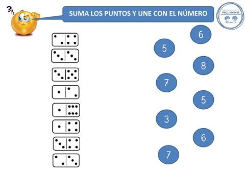 Suma los puntos de las fichas