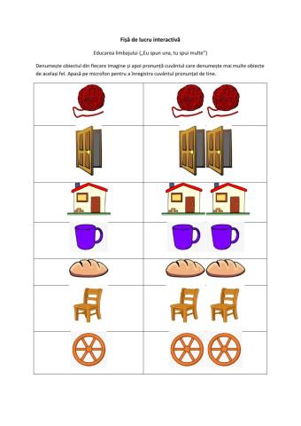 Forma de plural a cuvintelor