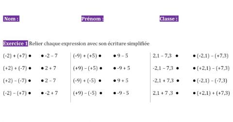 Simplification d'écriture