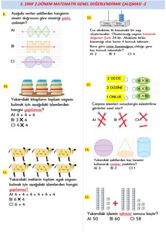 2. Sınıf Matematik Genel Tekrar-2