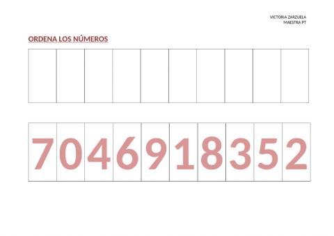 Numeración hasta 10