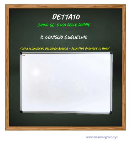 Dettato ortografico breve