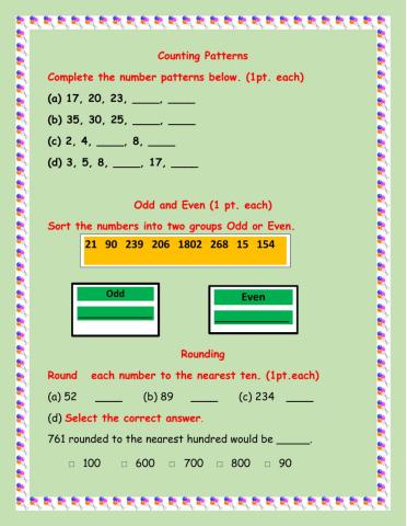 Counting Patterns