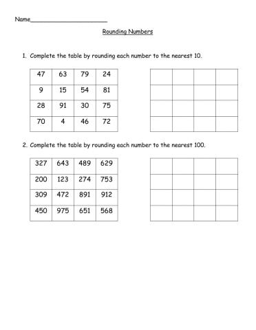 Rounding