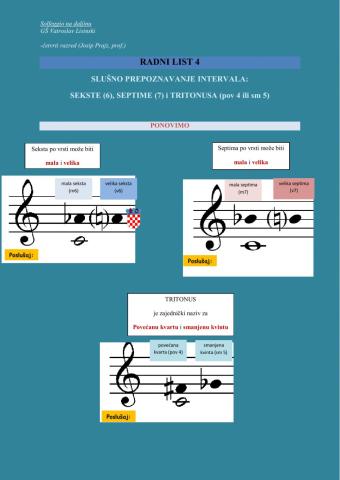 Soolfeggio4 - RADNI LIST 4