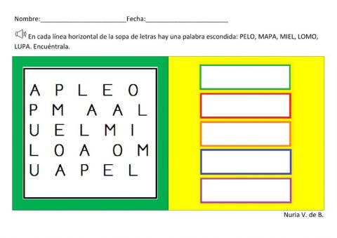 Sopa de letras