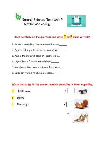 Natural Science UNIT 5