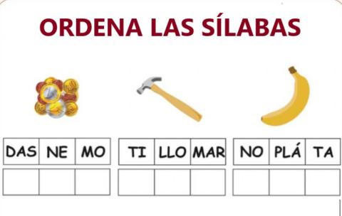 Ordenar sílabas