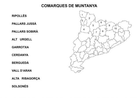 Comarques de muntanya