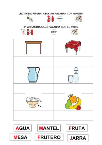 Poner la mesa. -Pajarita de papel-