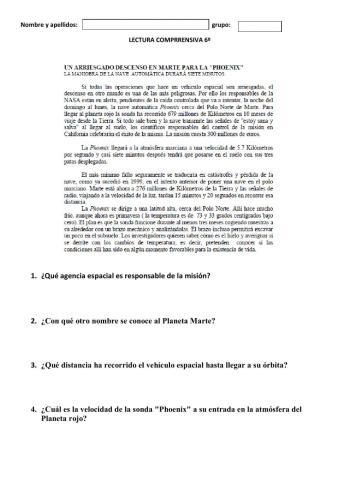 Un arriesgado descenso en marte para la phoenix