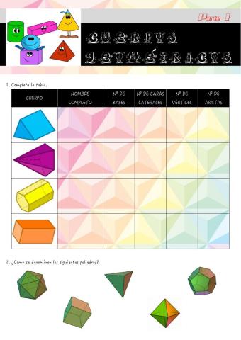 Cuerpos geométricos