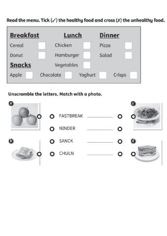 Healthy-unhealthy + meals