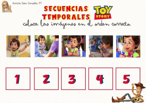 Secuencias temporales de Toy Story