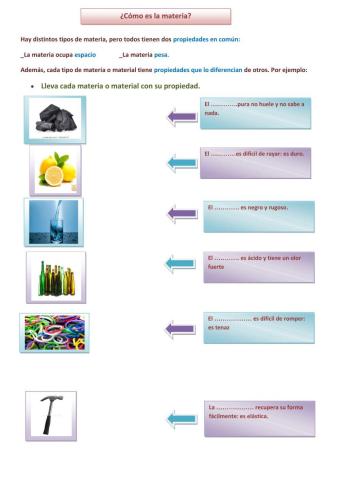 Propiedades de la materia