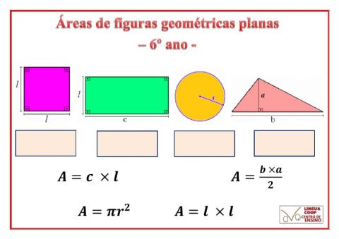 Áreas de figuras planas - 6º