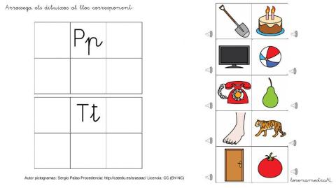 Consciència fonològica P,T