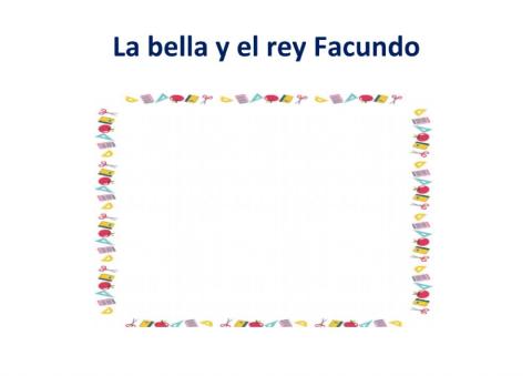 Cuento -La bella y el rey Facundo-