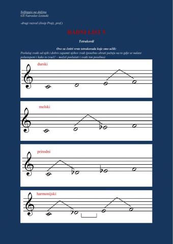 Solfeggio2 - RADNI LIST 5