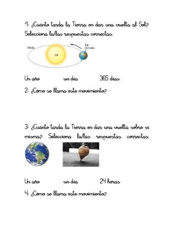 Movimientos rotación y traslación