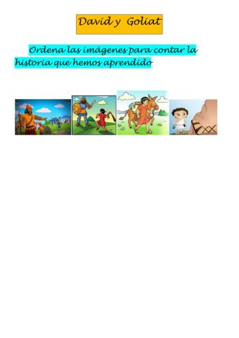 David y Goliat Infantil