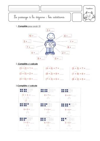Le passage par la dizaine - 3