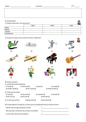 Hobbies (Evaluation)