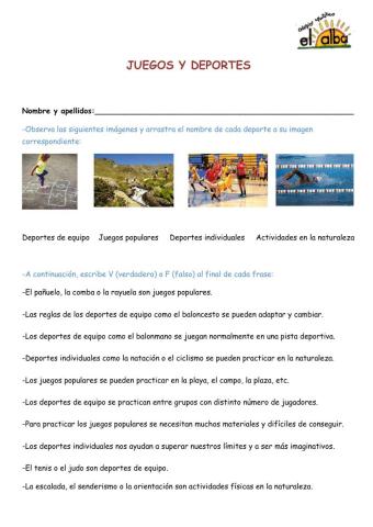 Juegos y deportes