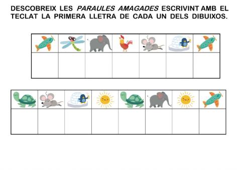 Paraules amagades monstre 2