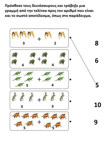 Προσθέτω τους δεινόσαυρους