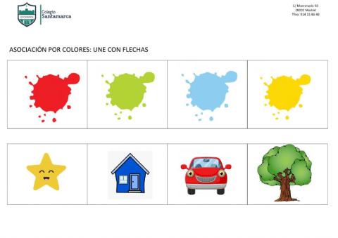 Asociación colores