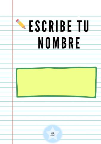 Escribe tu nombre