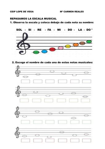 Notas musicales