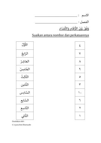 Bahasa arab tahun 6