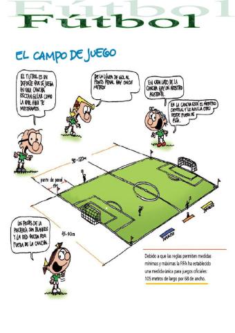 Fútbol - Terreno de juego y Balón