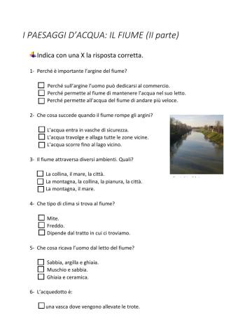 Verifica sul fiume: seconda parte