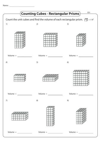 Volume of a rectangular prism